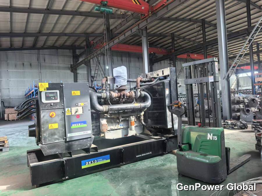 Aksa power generation set at our warehouse
