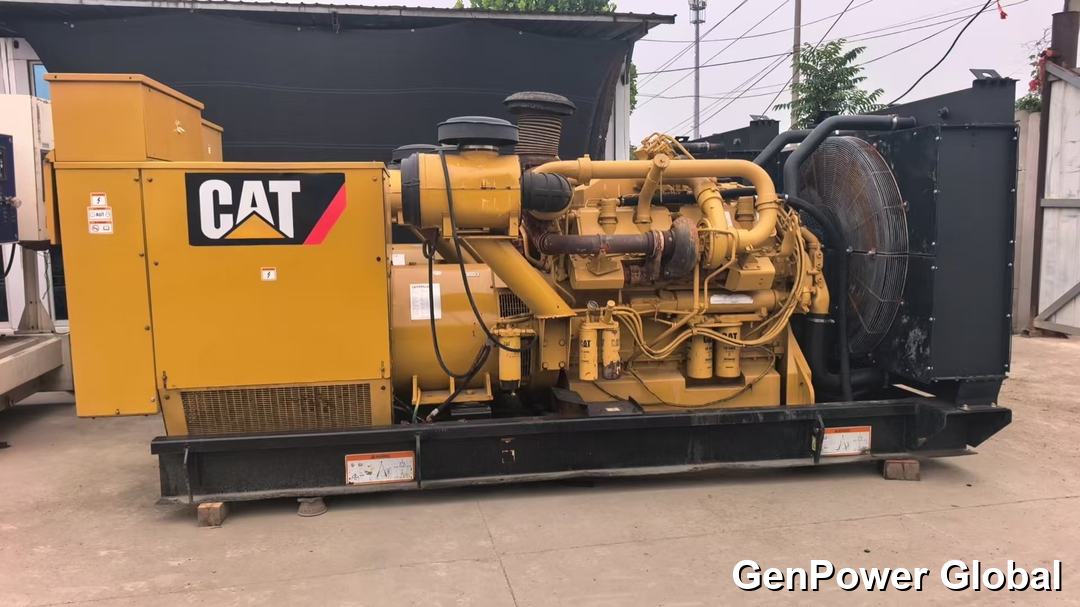 Caterpillar 3412 900 kVA generating set (USA original) at our Hebei yard