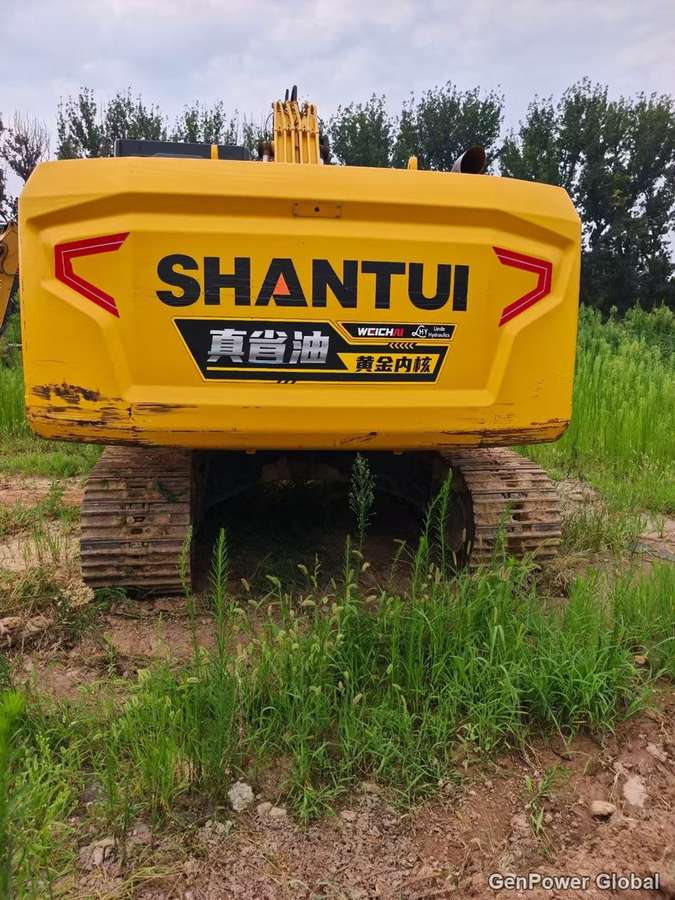 Used Shantui SE240 excavator at GenPower Global yard - Hebei, China